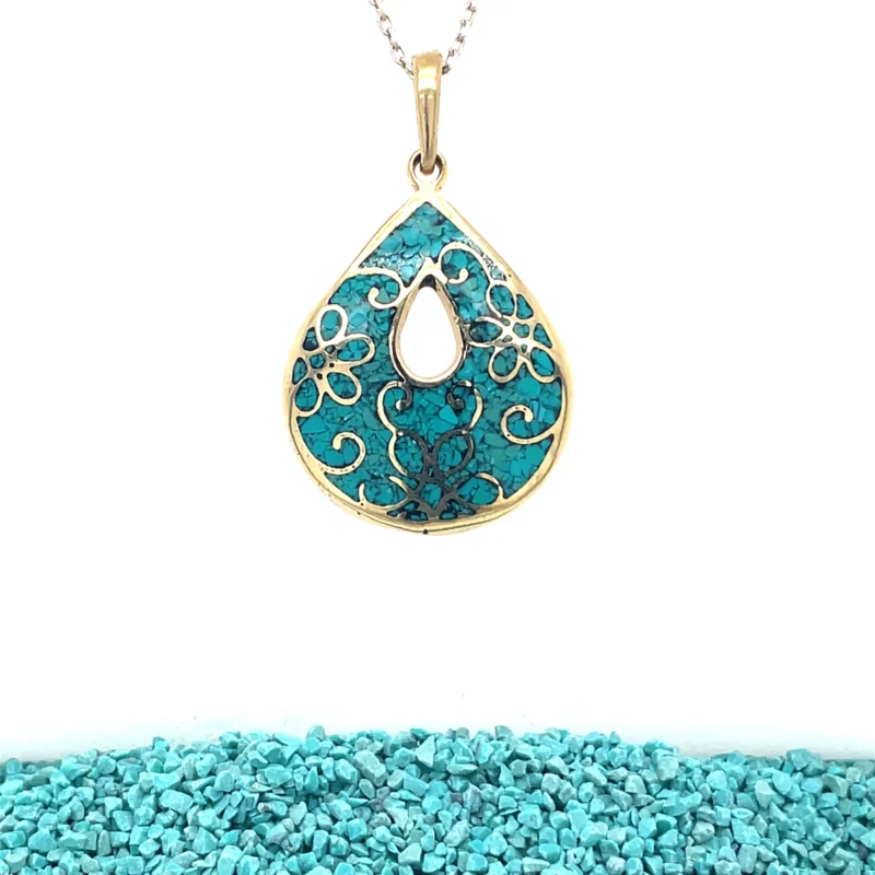 Bras Micro Mosaic Necklace