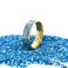 Brass Micro Mosaic Ring