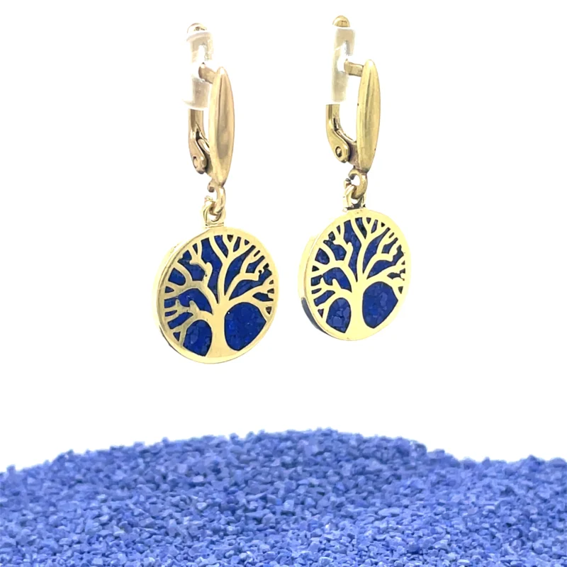 Brass Micro Mosaic Earring