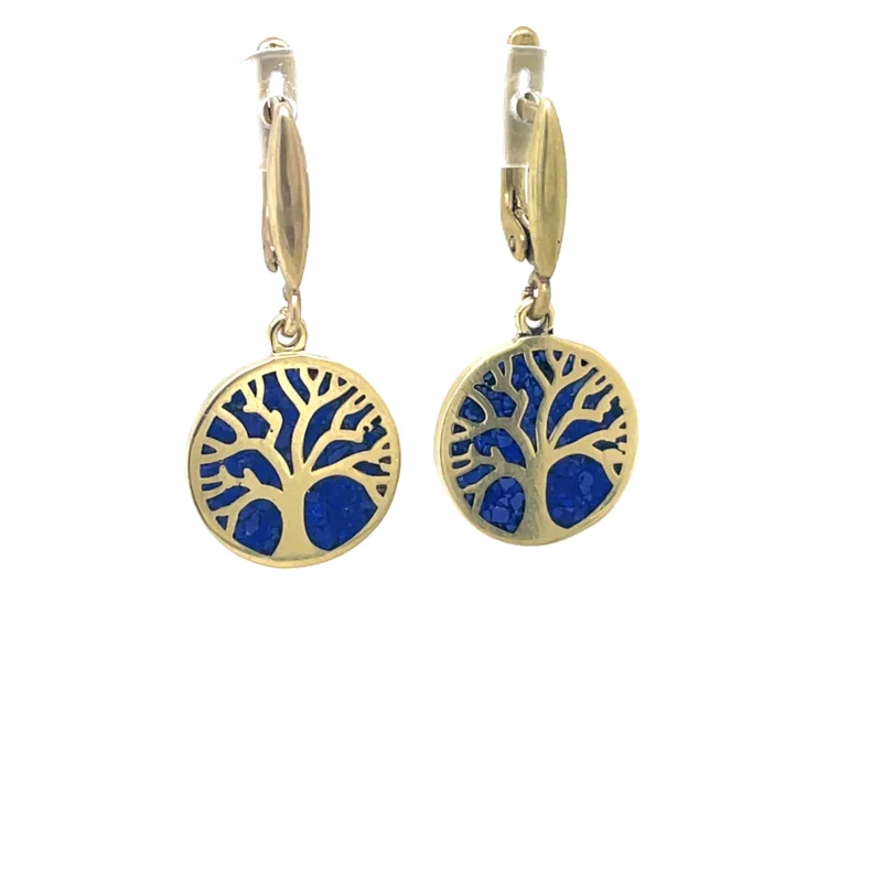 Brass Micro Mosaic Earring - Image 2