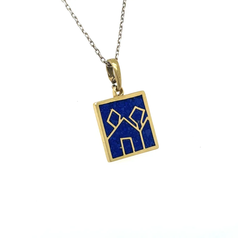 Bras Micro Mosaic Necklace - Image 3