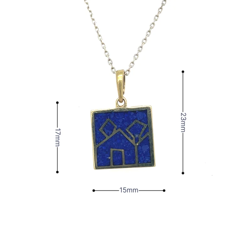 Bras Micro Mosaic Necklace - Image 2