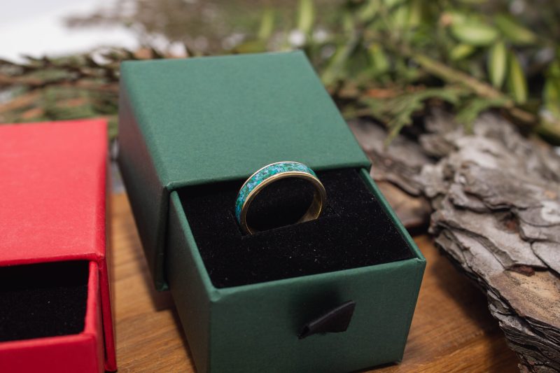 Brass Micro Mosaic Ring - Image 6
