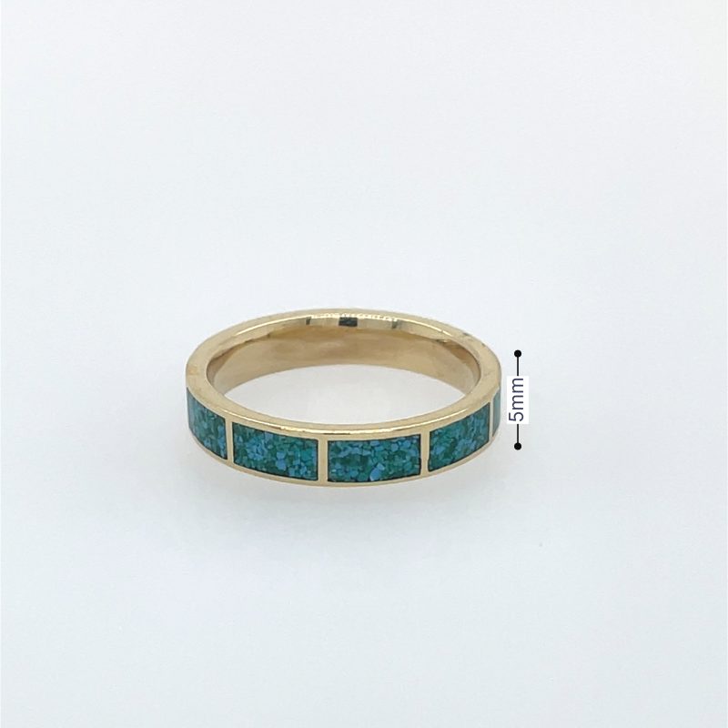 Brass Micro Mosaic Ring - Image 3