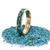 Brass Micro Mosaic Ring