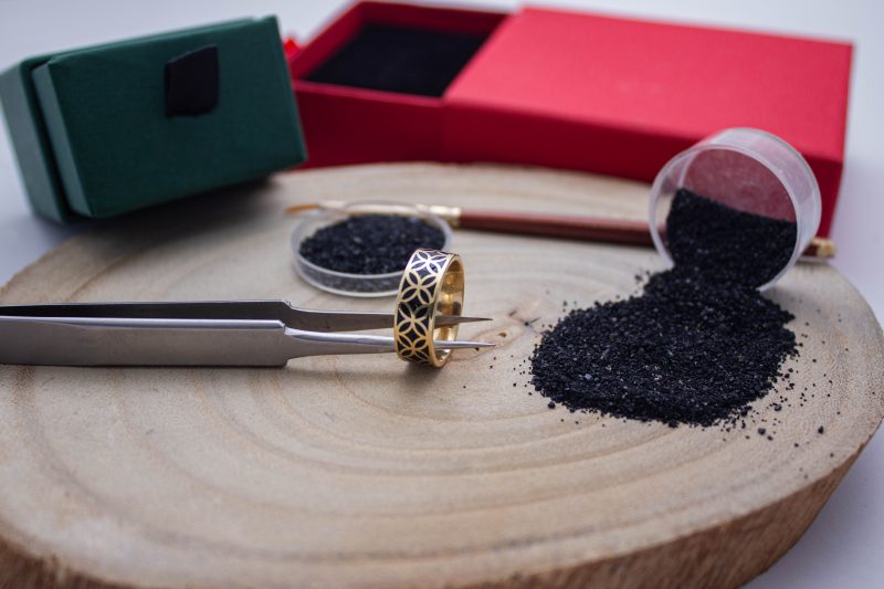 Brass Micro Mosaic Ring - Image 4
