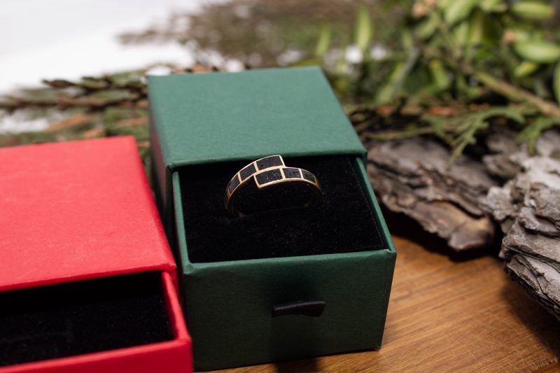 Brass Micro Mosaic Ring - Image 6