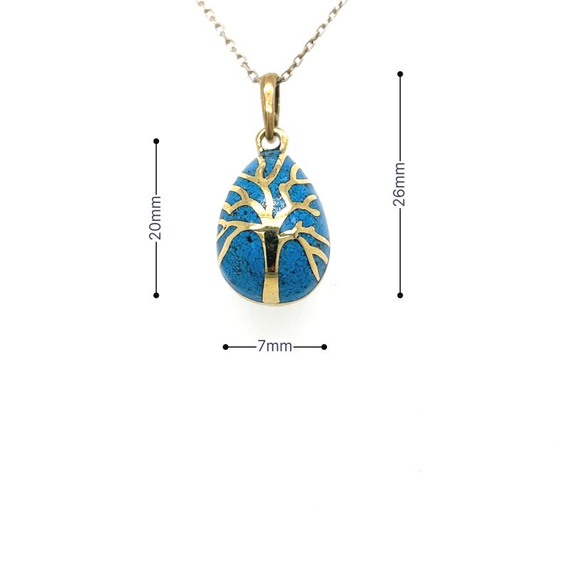 Brass Micro Mosaic Necklace - Image 3
