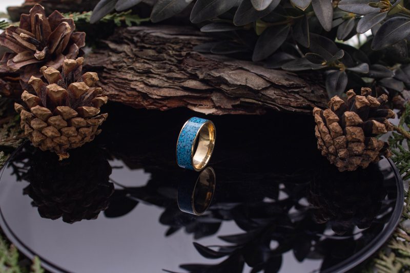 Brass Micro Mosaic Ring - Image 5