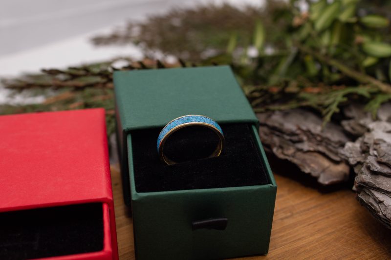 Brass Micro Mosaic Ring - Image 6