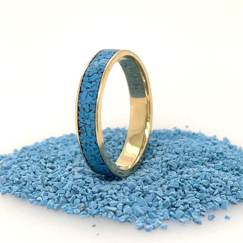 Brass Micro Mosaic Ring