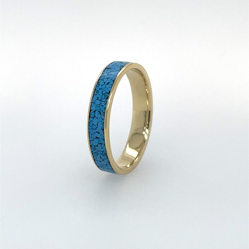 Brass Micro Mosaic Ring - Image 2