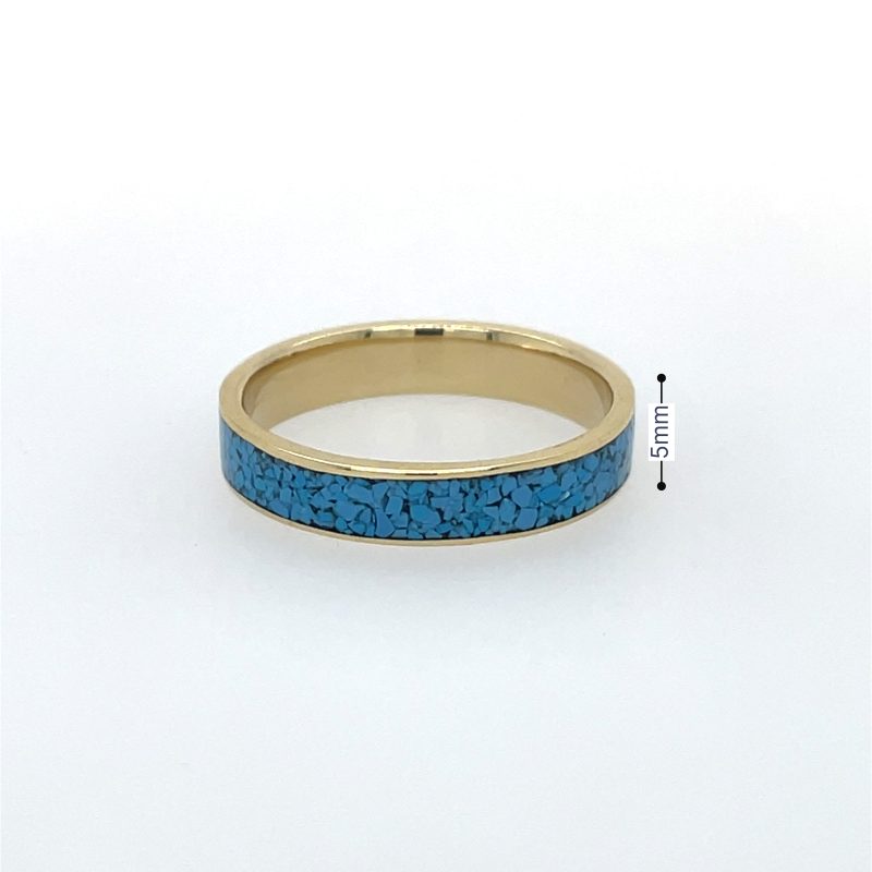 Brass Micro Mosaic Ring - Image 3