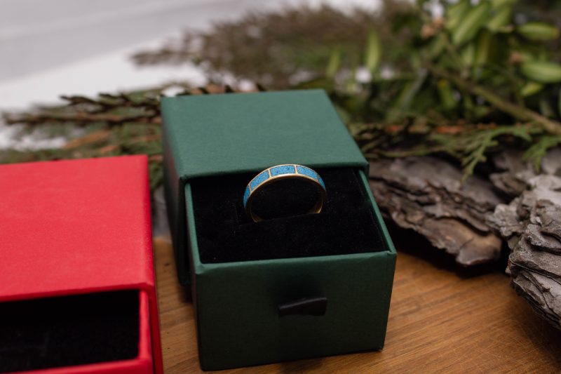 Brass Micro Mosaic Ring - Image 6