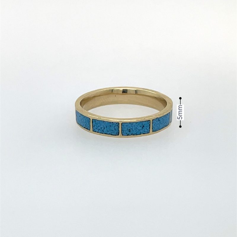 Brass Micro Mosaic Ring - Image 3