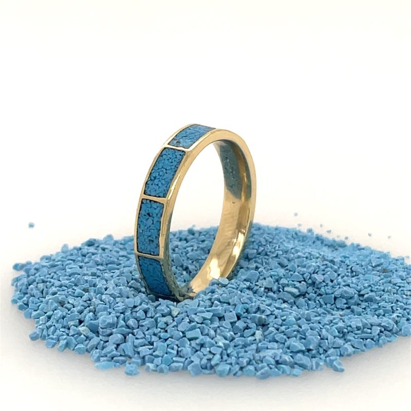 Brass Micro Mosaic Ring