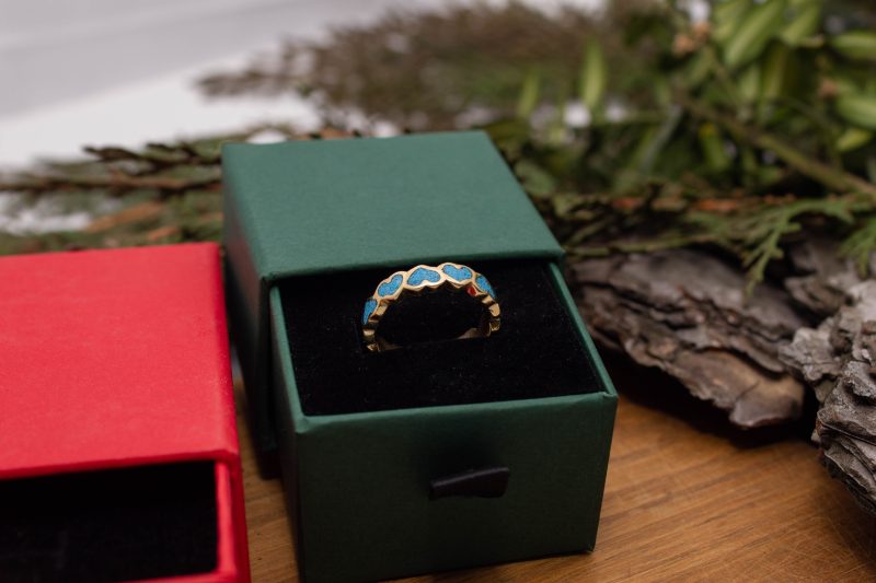 Brass Micro Mosaic Ring - Image 6