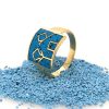 Brass Micro Mosaic Ring