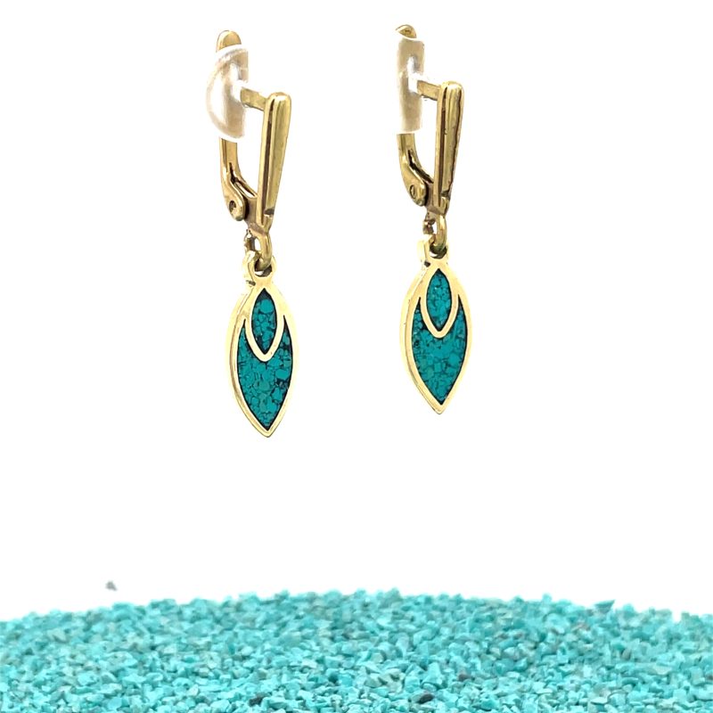 Brass Micro Mosaic Earring