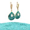Brass Micro Mosaic Earring