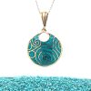 Brass Micro Mosaic Necklace