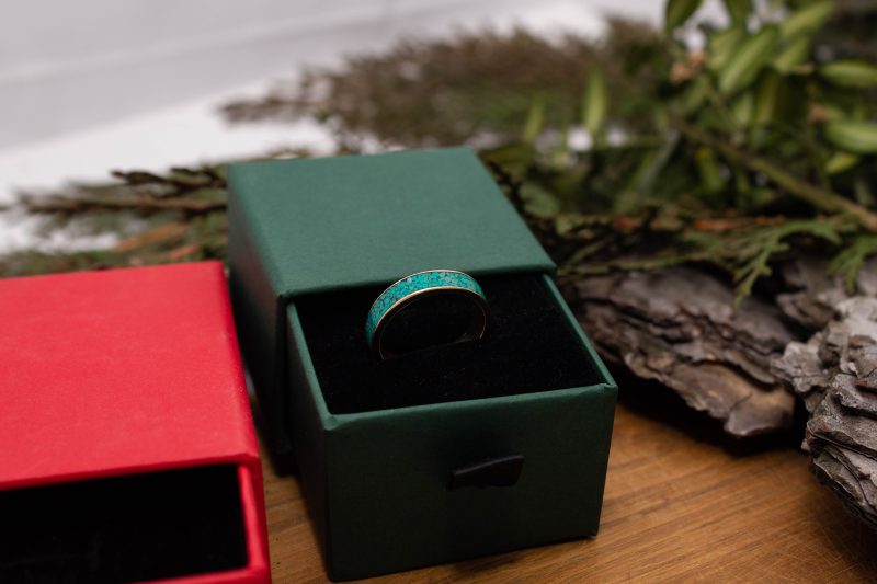 Brass Micro Mosaic Ring - Image 6