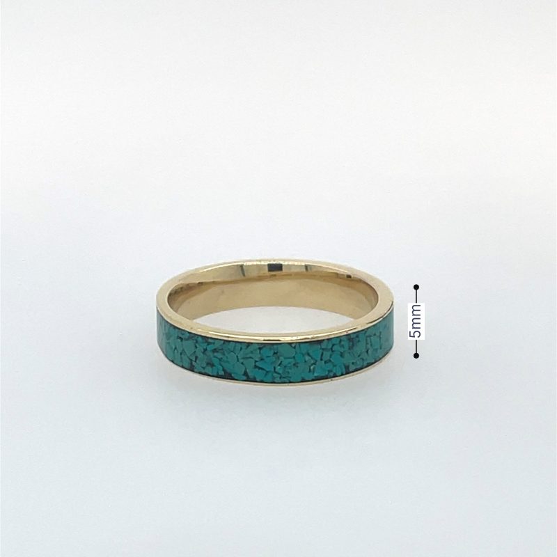 Brass Micro Mosaic Ring - Image 3