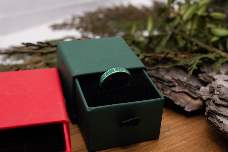 Brass Micro Mosaic Ring - Image 6