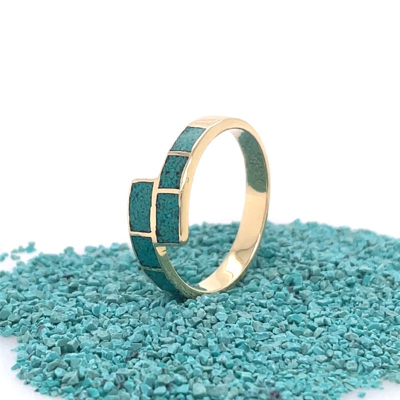 Brass Micro Mosaic Ring