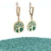 Brass Micro Mosaic Earring