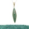 Brass Micro Mosaic Necklace
