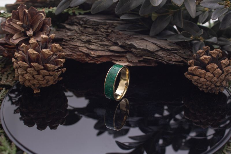 Brass Micro Mosaic Ring - Image 5