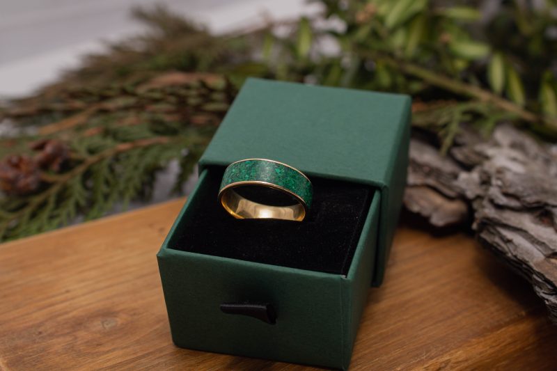 Brass Micro Mosaic Ring - Image 6