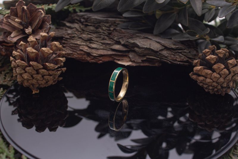 Brass Micro Mosaic Ring - Image 5