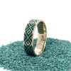 Brass Micro Mosaic Ring