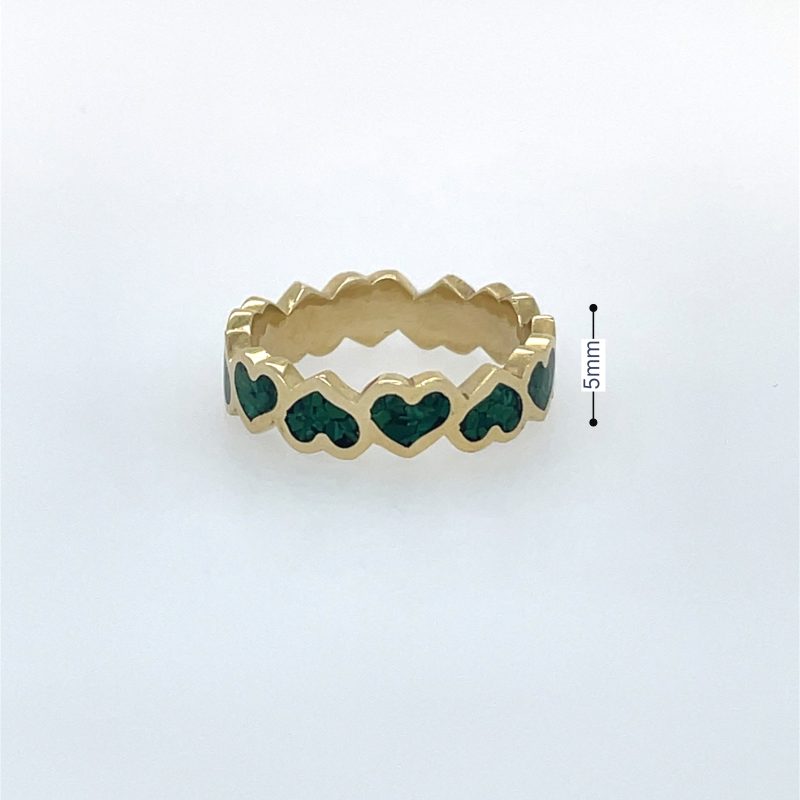 Brass Micro Mosaic Ring - Image 3