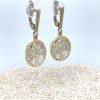 Brass Micro Mosaic Earring