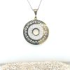 Brass Micro Mosaic Necklace