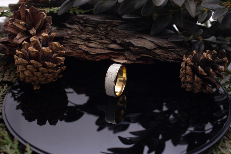 Brass Micro Mosaic Ring - Image 5
