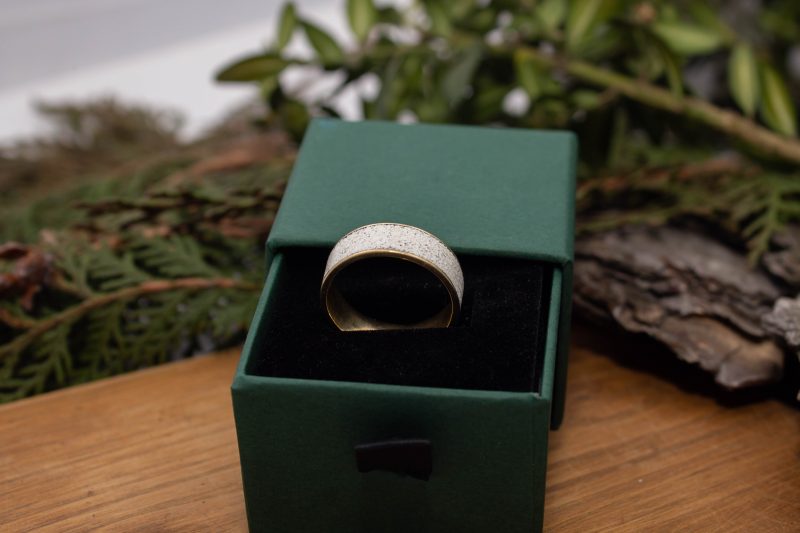 Brass Micro Mosaic Ring - Image 6