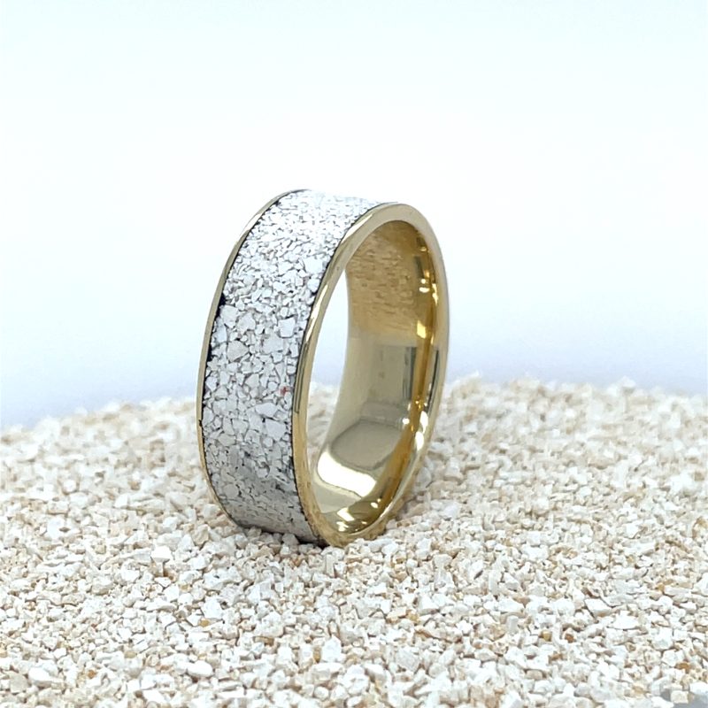 Brass Micro Mosaic Ring