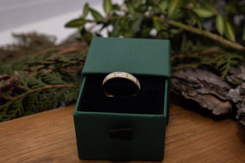 Brass Micro Mosaic Ring - Image 6