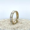 Brass Micro Mosaic Ring