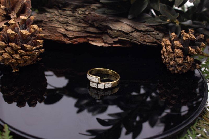 Brass Micro Mosaic Ring - Image 5