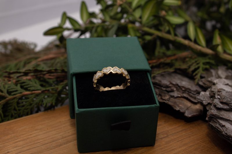 Brass Micro Mosaic Ring - Image 6