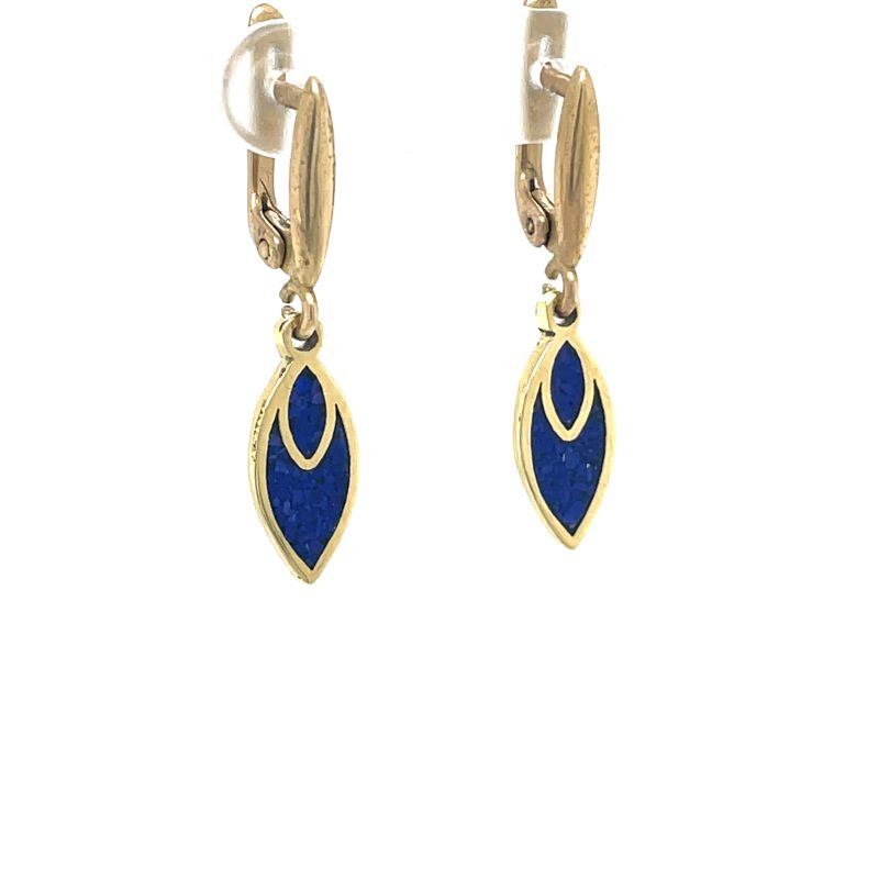 Brass Micro Mosaic Earring - Image 2