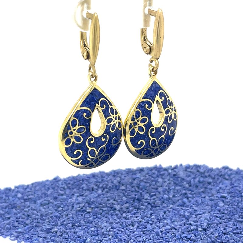 Brass Micro Mosaic Earring