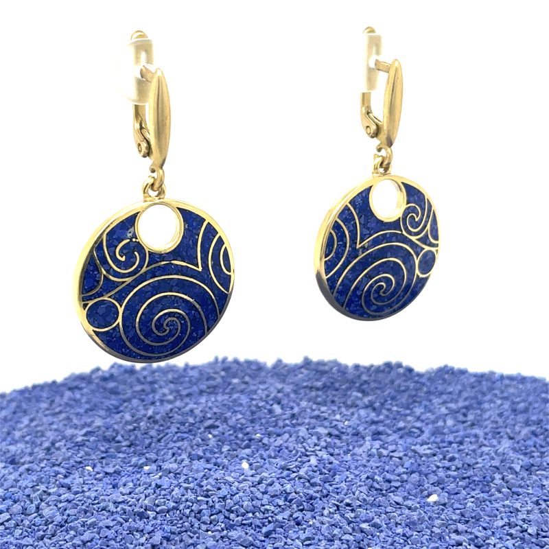 Brass Micro Mosaic Earring