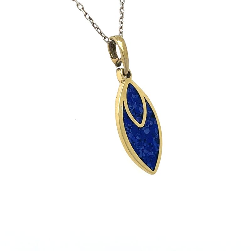 Brass Micro Mosaic Necklace - Image 2