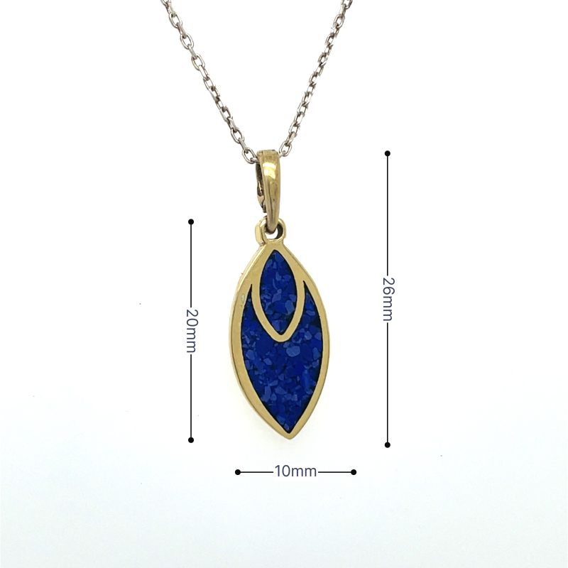 Brass Micro Mosaic Necklace - Image 3